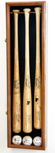 3 Baseball Bat Display Case