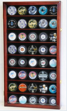 40 Hockey Puck Display Case Cabinet