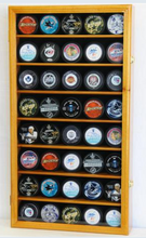 40 Hockey Puck Display Case Cabinet