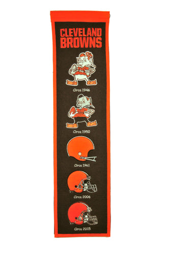 Cleveland Browns Heritage Banner