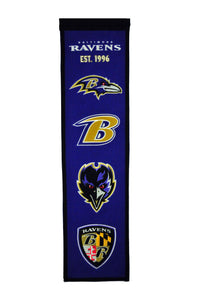 Baltimore Ravens Heritage Banner