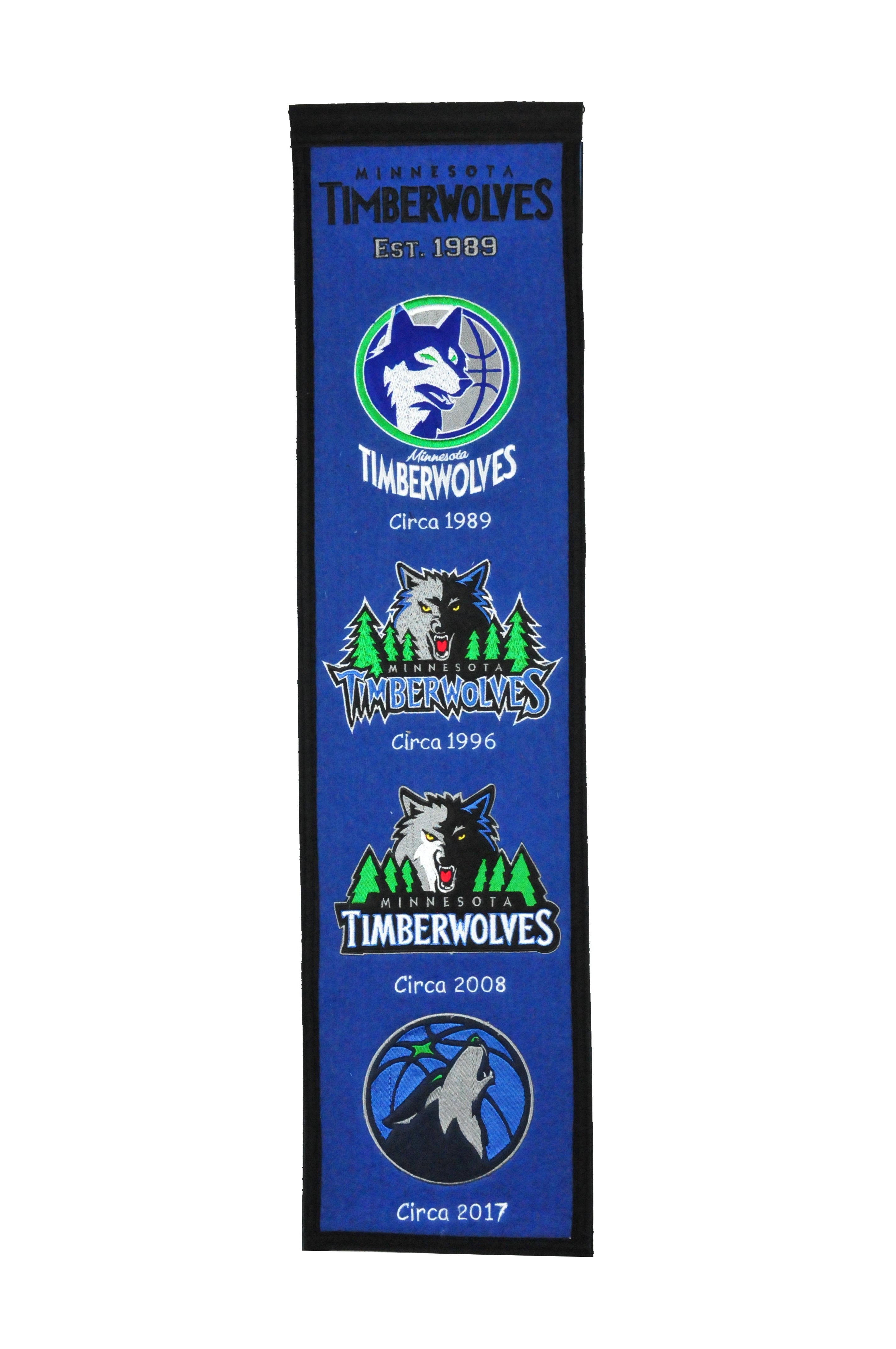 Minnesota Timberwolves Heritage Banner – ManCave-Decor.com