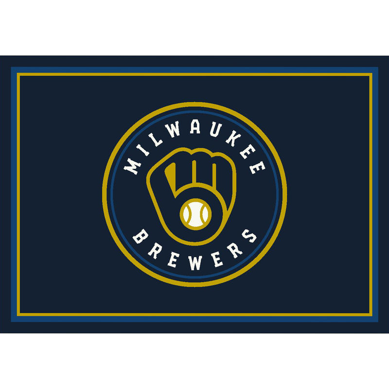 MILWAUKEE BREWERS SPIRIT RUG