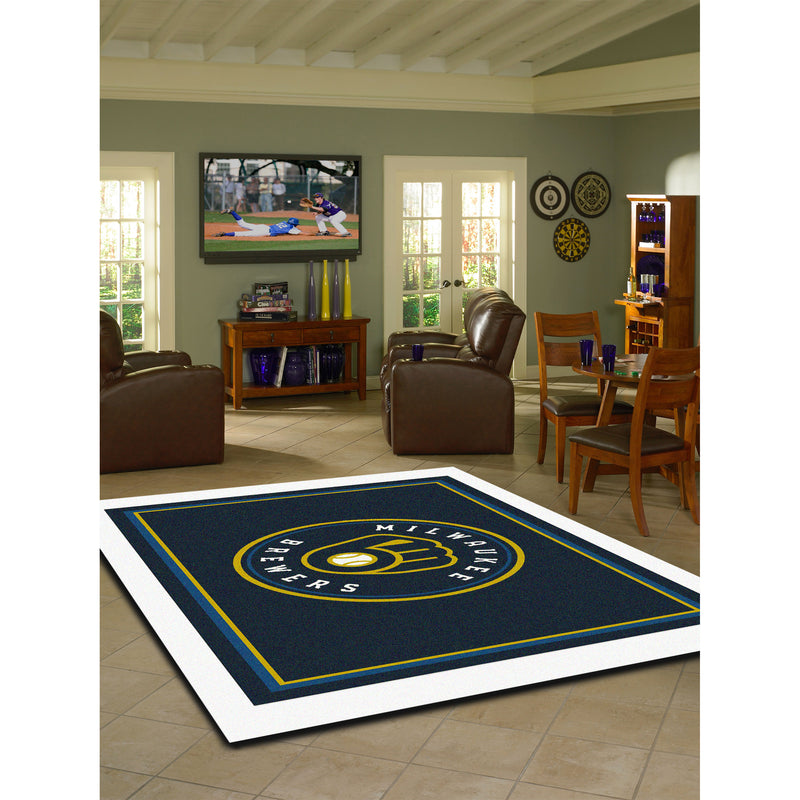 MILWAUKEE BREWERS SPIRIT RUG