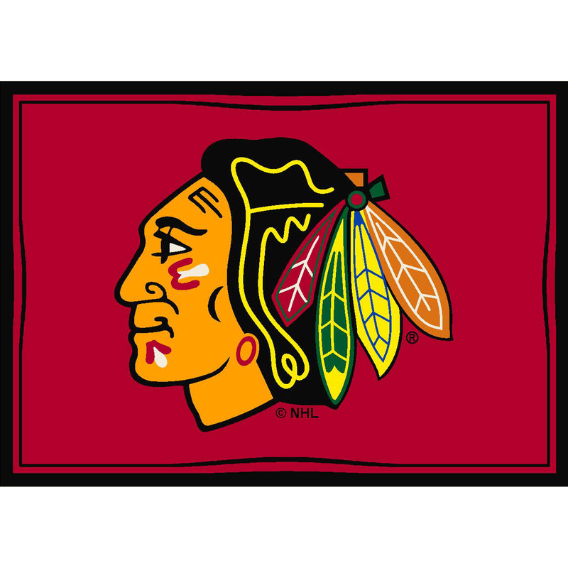 CHICAGO BLACKHAWKS SPIRIT RUG