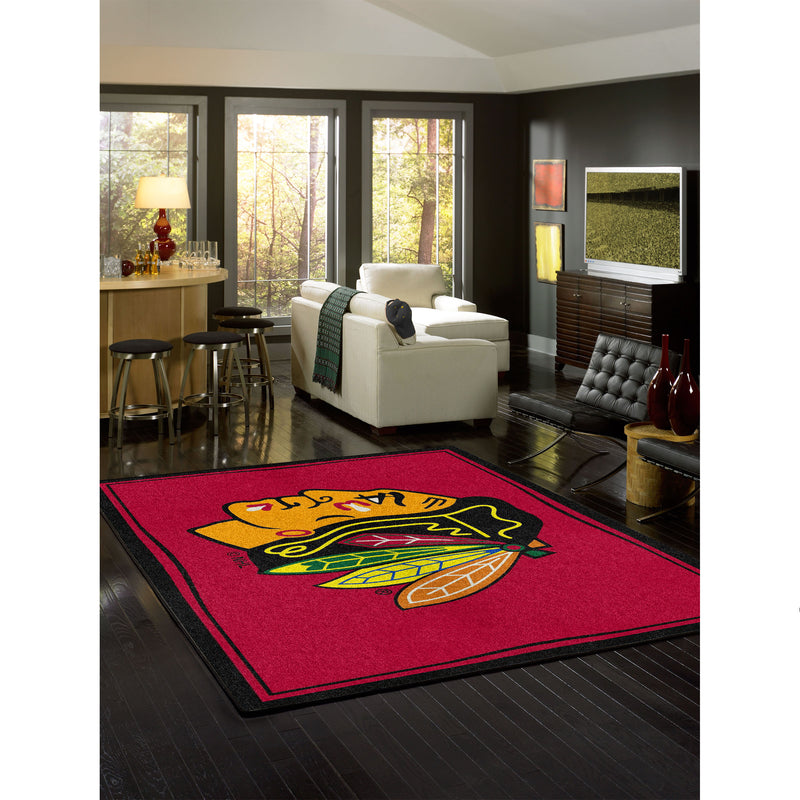 CHICAGO BLACKHAWKS SPIRIT RUG
