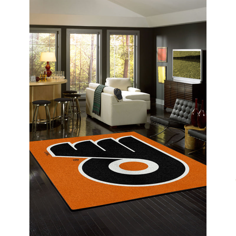 PHILADELPHIA FLYERS SPIRIT RUG
