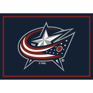 COLUMBUS BLUE JACKETS SPIRIT RUG