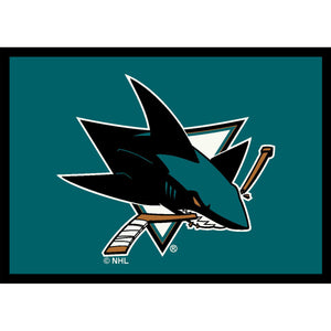 SAN JOSE SHARKS SPIRIT RUG