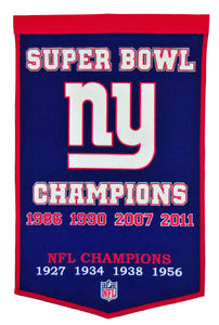 New York Giants SB Banner