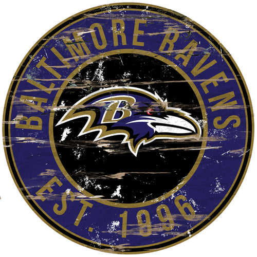 Baltimore Ravens Wood Sign - 24