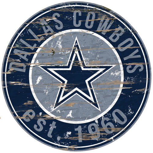 Dallas Cowboys Wood Sign - 24