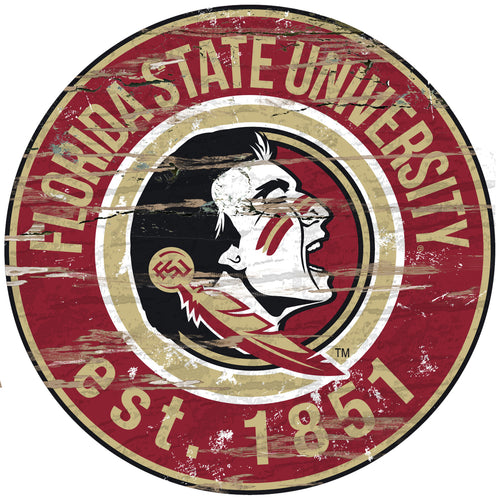 Florida State Seminoles Wood Sign - 24