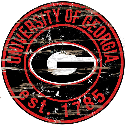 Georgia Bulldogs Wood Sign - 24