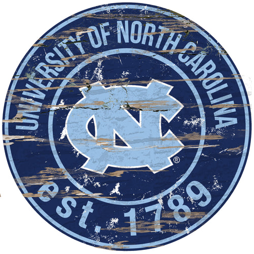 North Carolina Tar Heels Wood Sign - 24