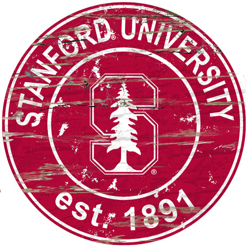 Stanford Cardinal Wood Sign - 24