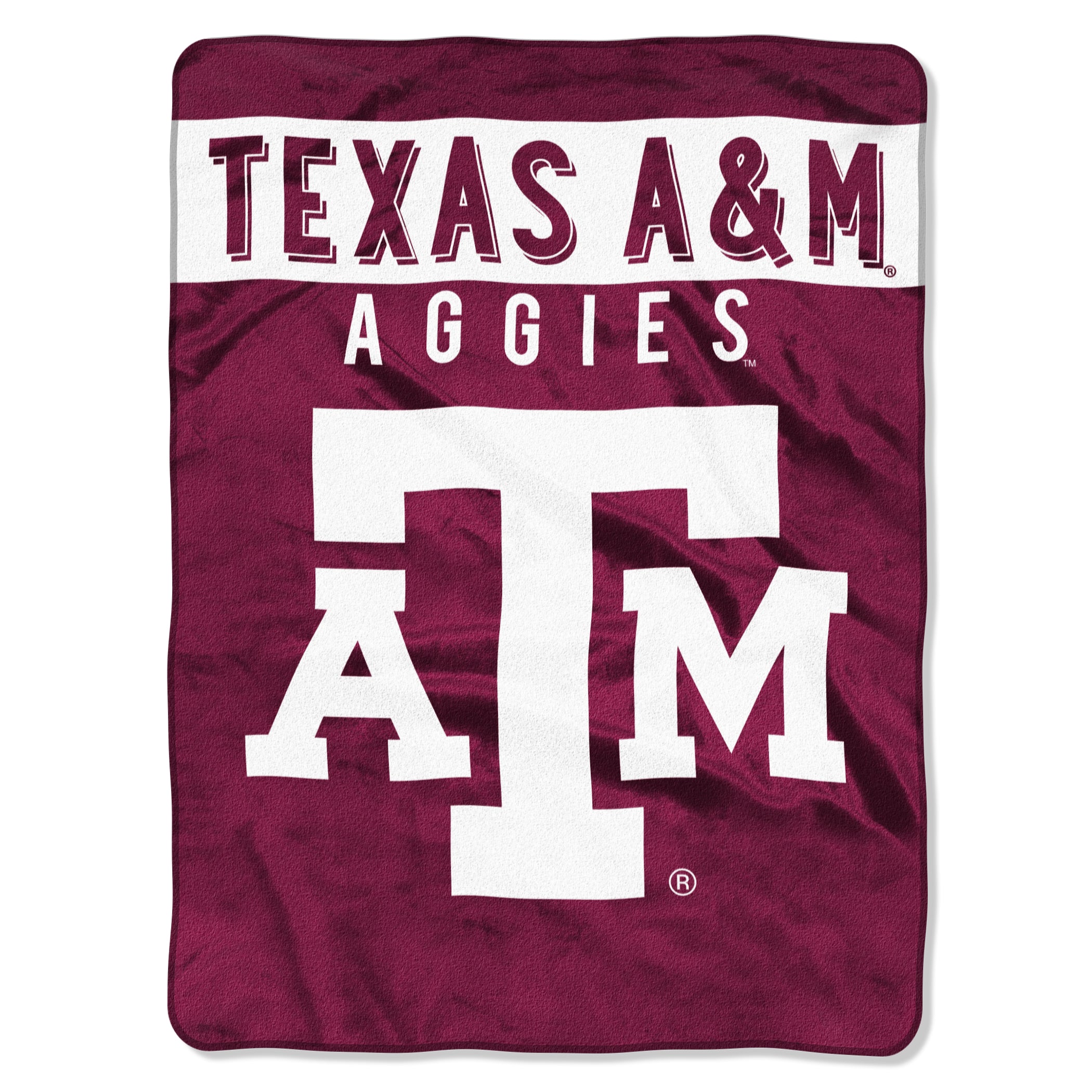 Texas A&M Aggies Blanket 60x80 Raschel Basic Design