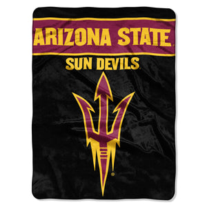 Arizona State Sun Devils Blanket 60x80 Raschel Basic Design - Special Order
