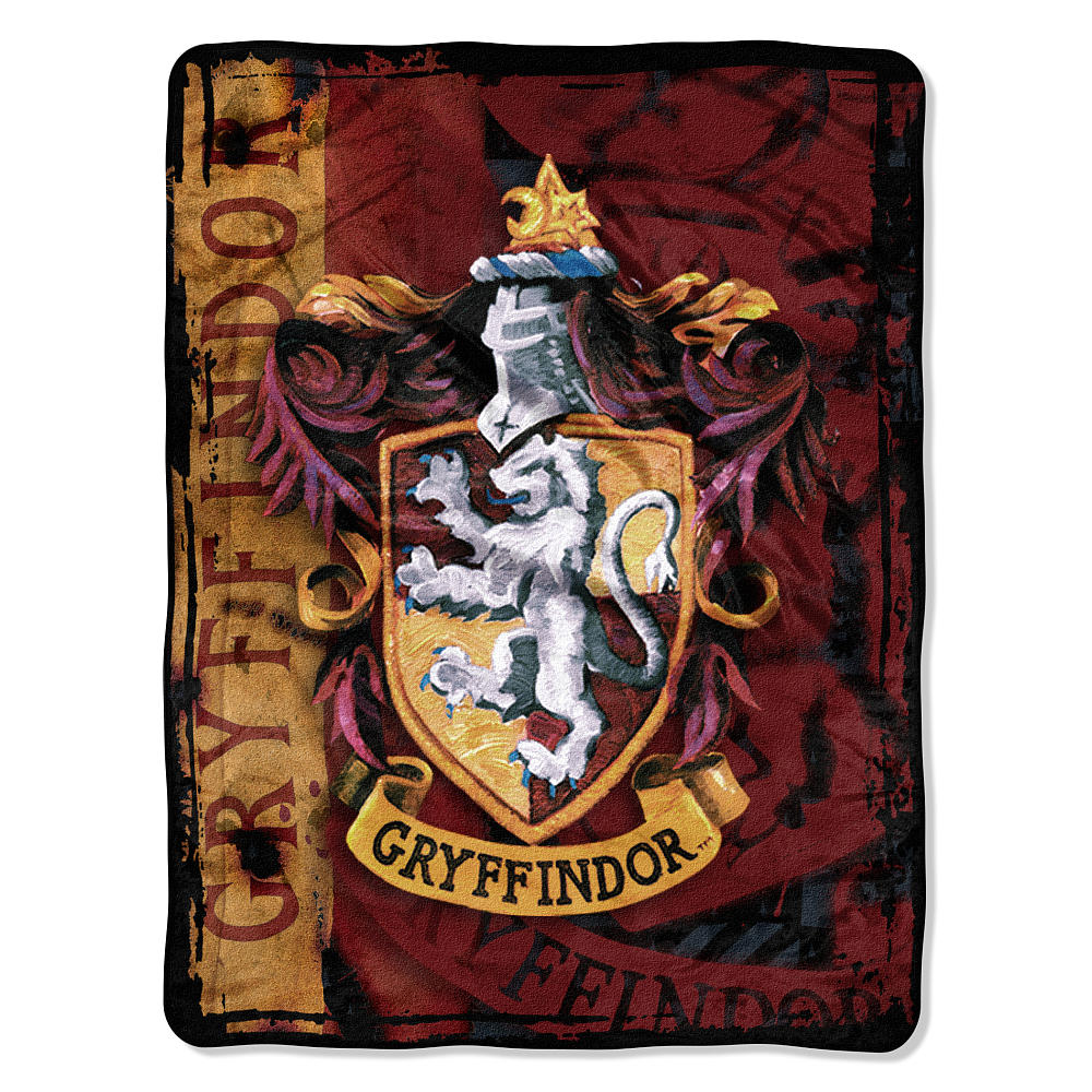 Harry Potter Blanket 46x60 Raschel Battle Flag Design - Special Order
