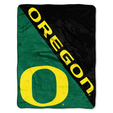 Oregon Ducks Blanket 46x60 Micro Raschel Halftone Design Rolled - Special Order