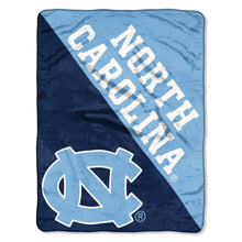 North Carolina Tar Heels Blanket 46x60 Micro Raschel Halftone Design Rolled