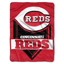 Cincinnati Reds Blanket 60x80 Raschel Home Plate Design - Special Order