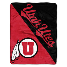 Utah Utes Blanket 46x60 Micro Raschel Halftone Design Rolled - Special Order