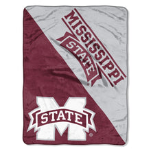 Mississippi State Bulldogs Blanket 46x60 Micro Raschel Halftone Design Rolled - Special Order
