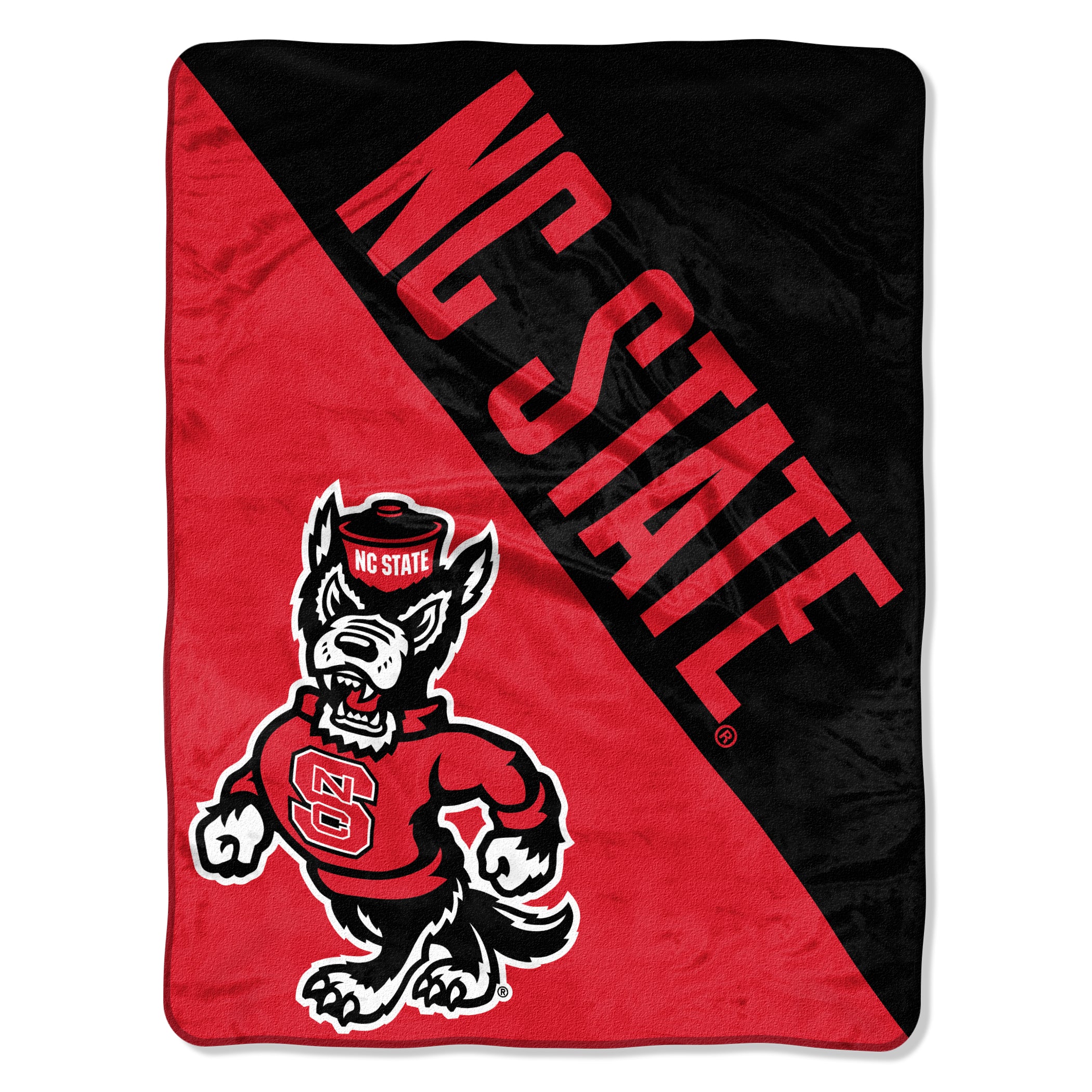 North Carolina State Wolfpack Blanket 46x60 Micro Raschel Halftone Design Rolled - Special Order