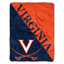 Virginia Cavaliers Blanket 46x60 Micro Raschel Halftone Design Rolled