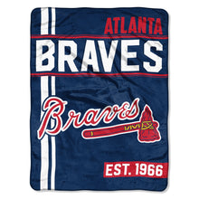 Atlanta Braves Blanket 46x60 Micro Raschel Walk Off Design Rolled
