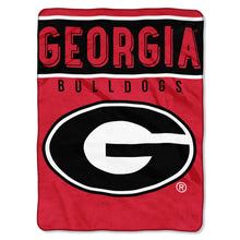 Georgia Bulldogs Blanket 60x80 Raschel Basic Design