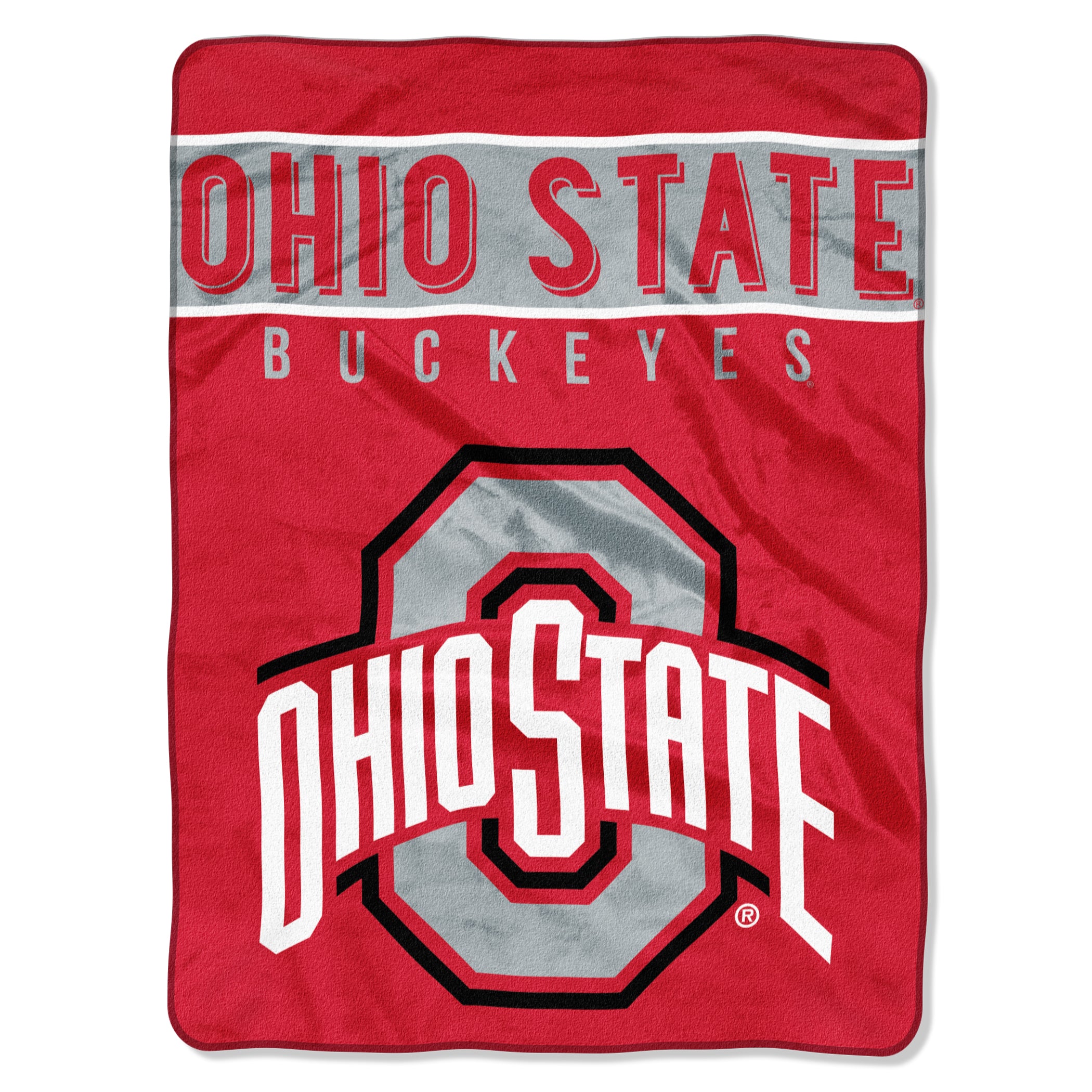 Ohio State Buckeyes Blanket 60x80 Raschel Basic Design