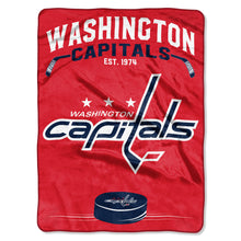 Washington Capitals Blanket 60x80 Raschel Inspired Design - Special Order