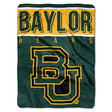 Baylor Bears Blanket 60x80 Raschel Basic Design