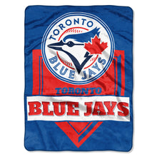 Toronto Blue Jays Blanket 60x80 Raschel Home Plate Design - Special Order
