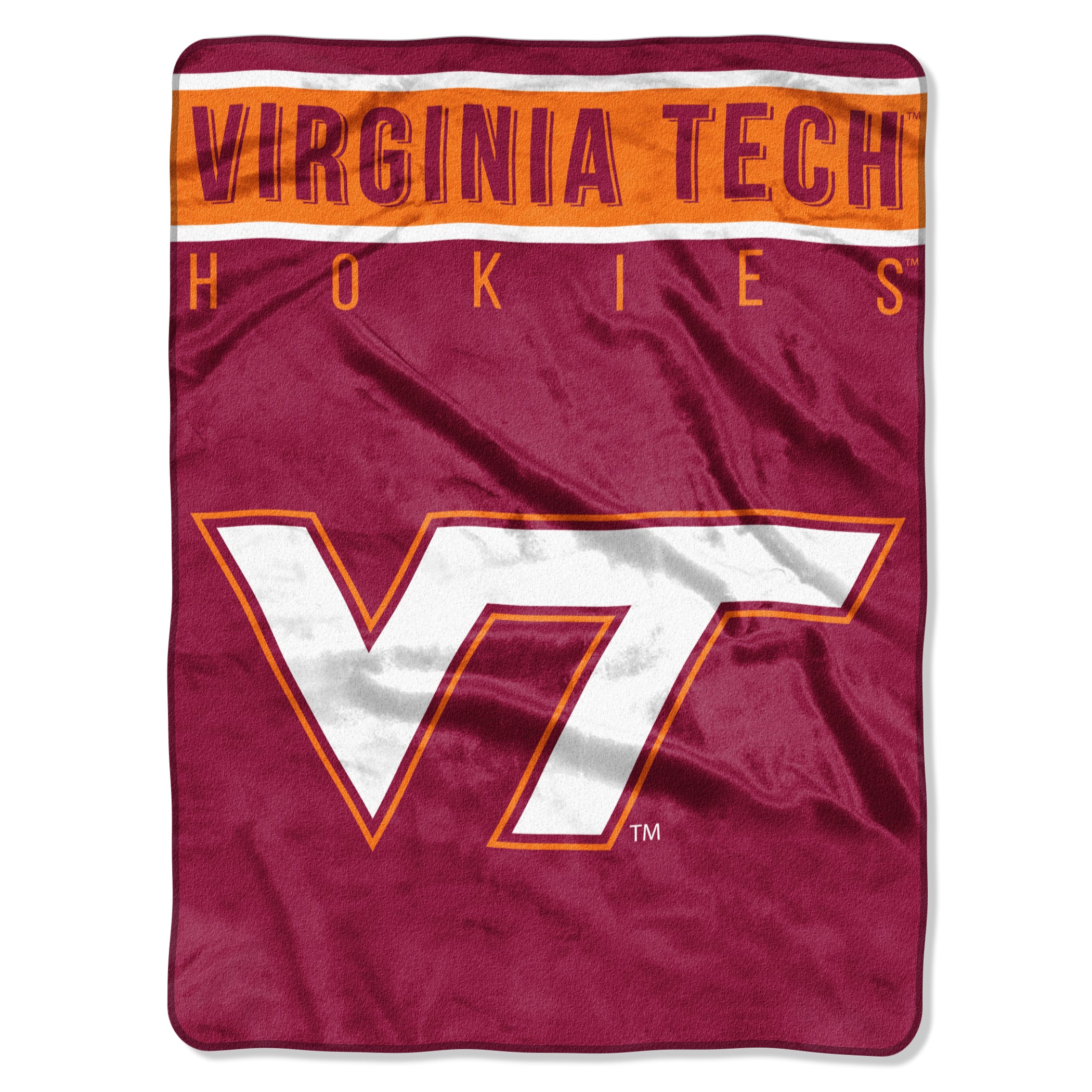 Virginia Tech Hokies Blanket 60x80 Raschel Basic Design