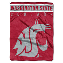 Washington State Cougars Blanket 60x80 Raschel Basic Design - Special Order