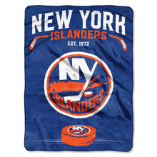 New York Islanders Blanket 60x80 Raschel Inspired Design - Special Order