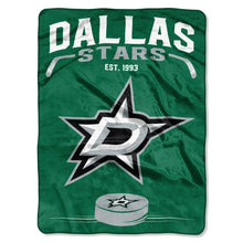 Dallas Stars Blanket 60x80 Raschel Inspired Design - Special Order
