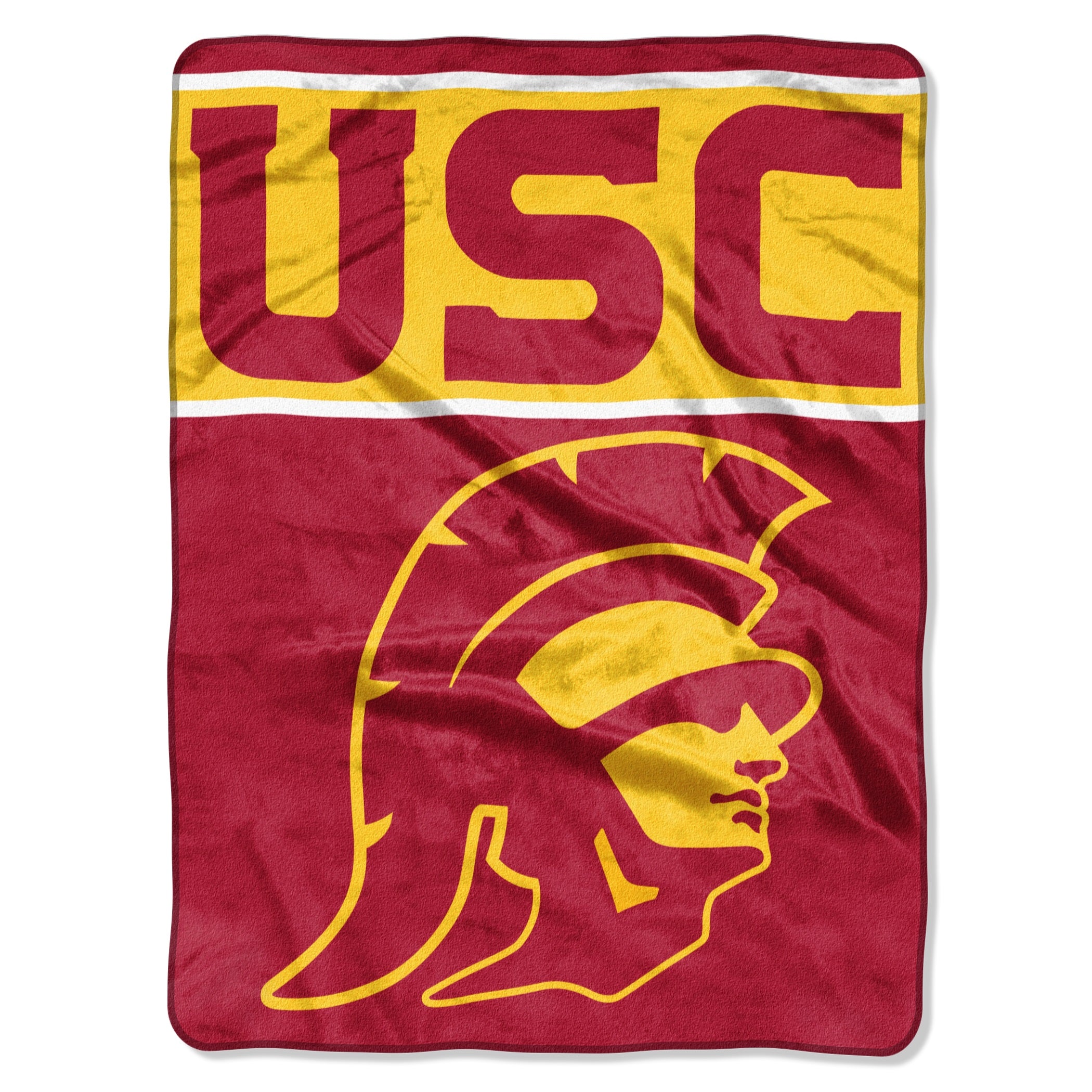 USC Trojans Blanket 60x80 Raschel Basic Design - Special Order