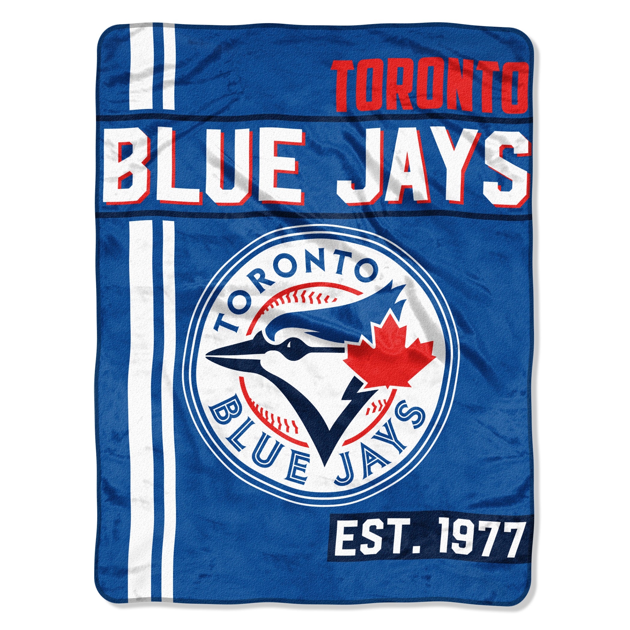 Toronto Blue Jays Blanket 46x60 Micro Raschel Walk Off Design Rolled - Special Order