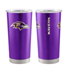 Baltimore Ravens Travel Tumbler 20oz Ultra Purple