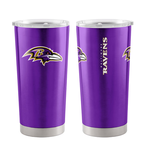 Baltimore Ravens Travel Tumbler 20oz Ultra Purple