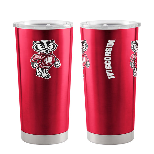 Wisconsin Badgers Travel Tumbler 20oz Ultra Red