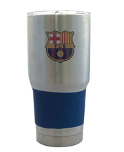 Barcelona Football Club Travel Tumbler 30oz Ultra Silver