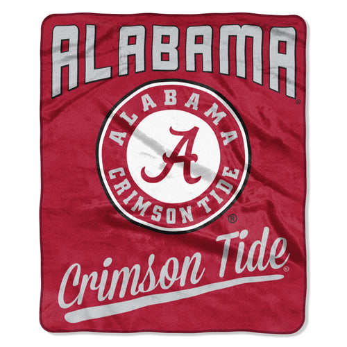 Alabama Crimson Tide Blanket 50x60 Raschel Alumni Design