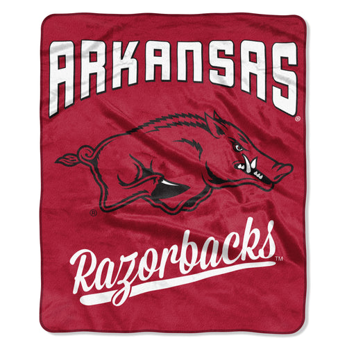 Arkansas Razorbacks Blanket 50x60 Raschel Alumni Design