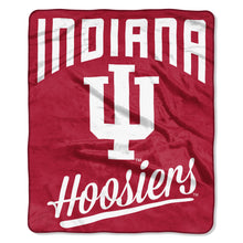 Indiana Hoosiers Blanket 50x60 Raschel Alumni Design