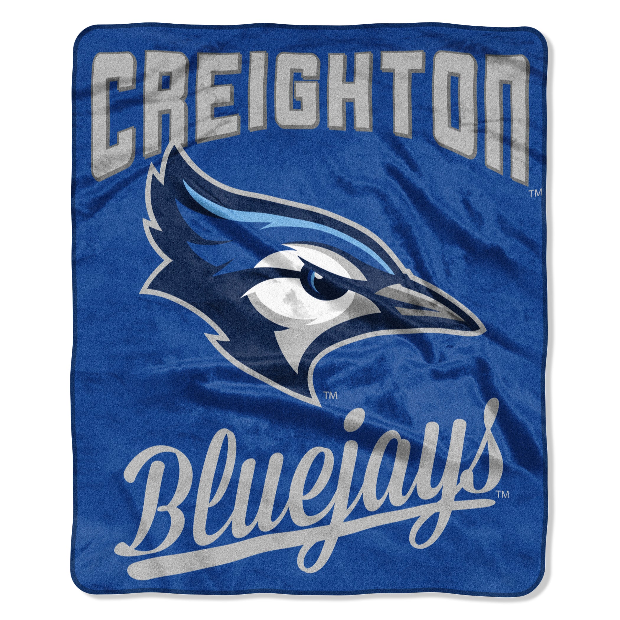 Creighton Bluejays Blanket 50x60 Raschel Alumni Design